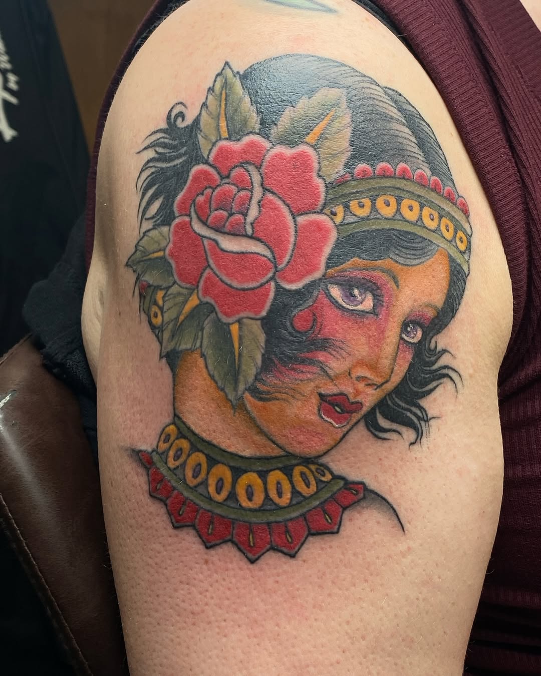 Tattoo by @omaredmisontattooer — american_traditional, neo_traditional