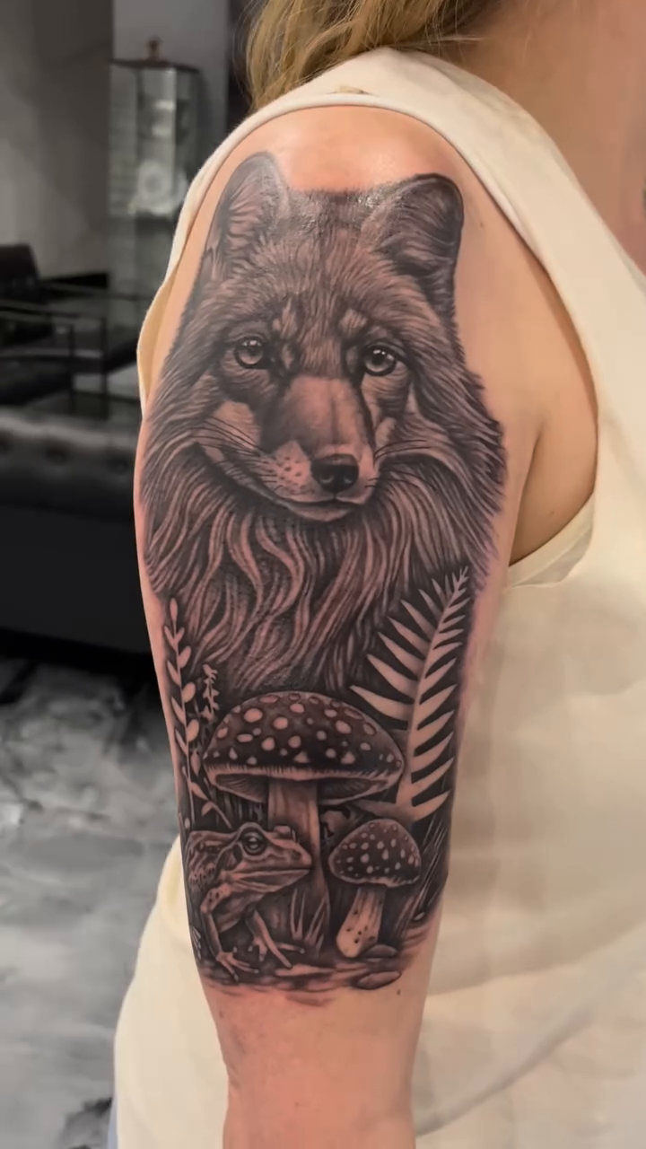 Tattoo by @a5ink — realism, black_and_grey