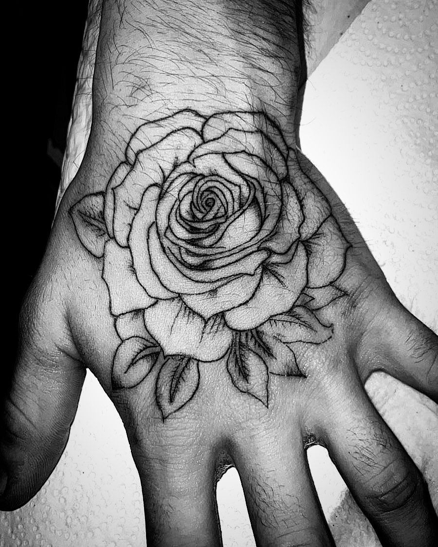 Tattoo by @bluebearrytattoos — black_and_grey