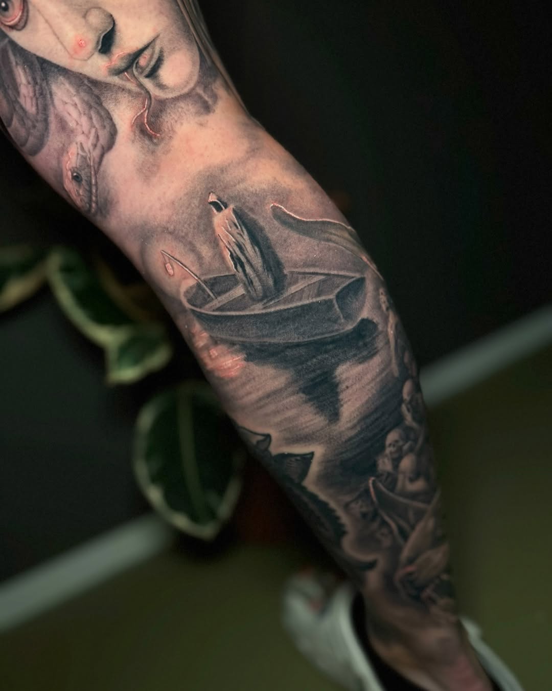 Tattoo by @kenndo.art — black_and_grey, realism