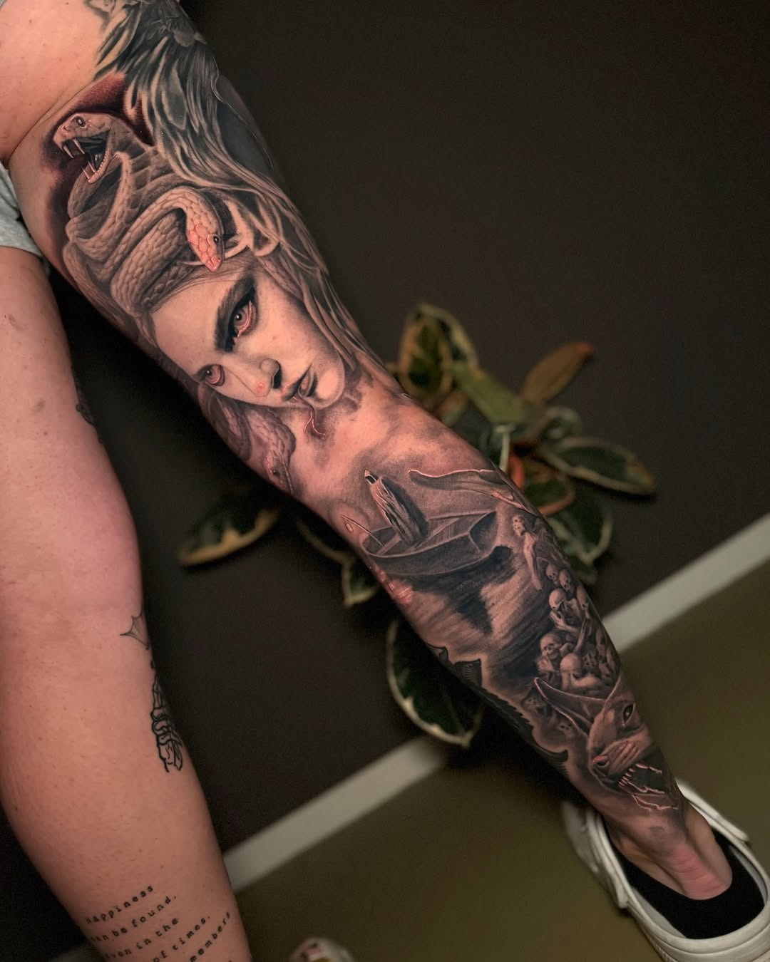Tattoo by @kenndo.art — realism, black_and_grey