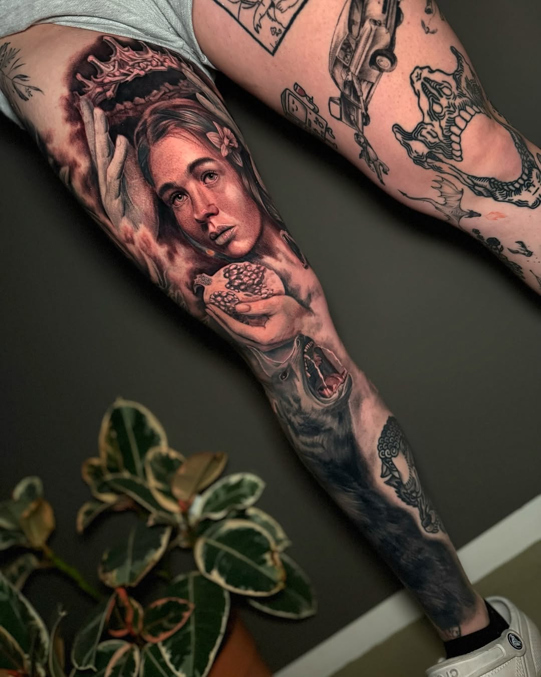 Tattoo by @kenndo.art — realism, black_and_grey