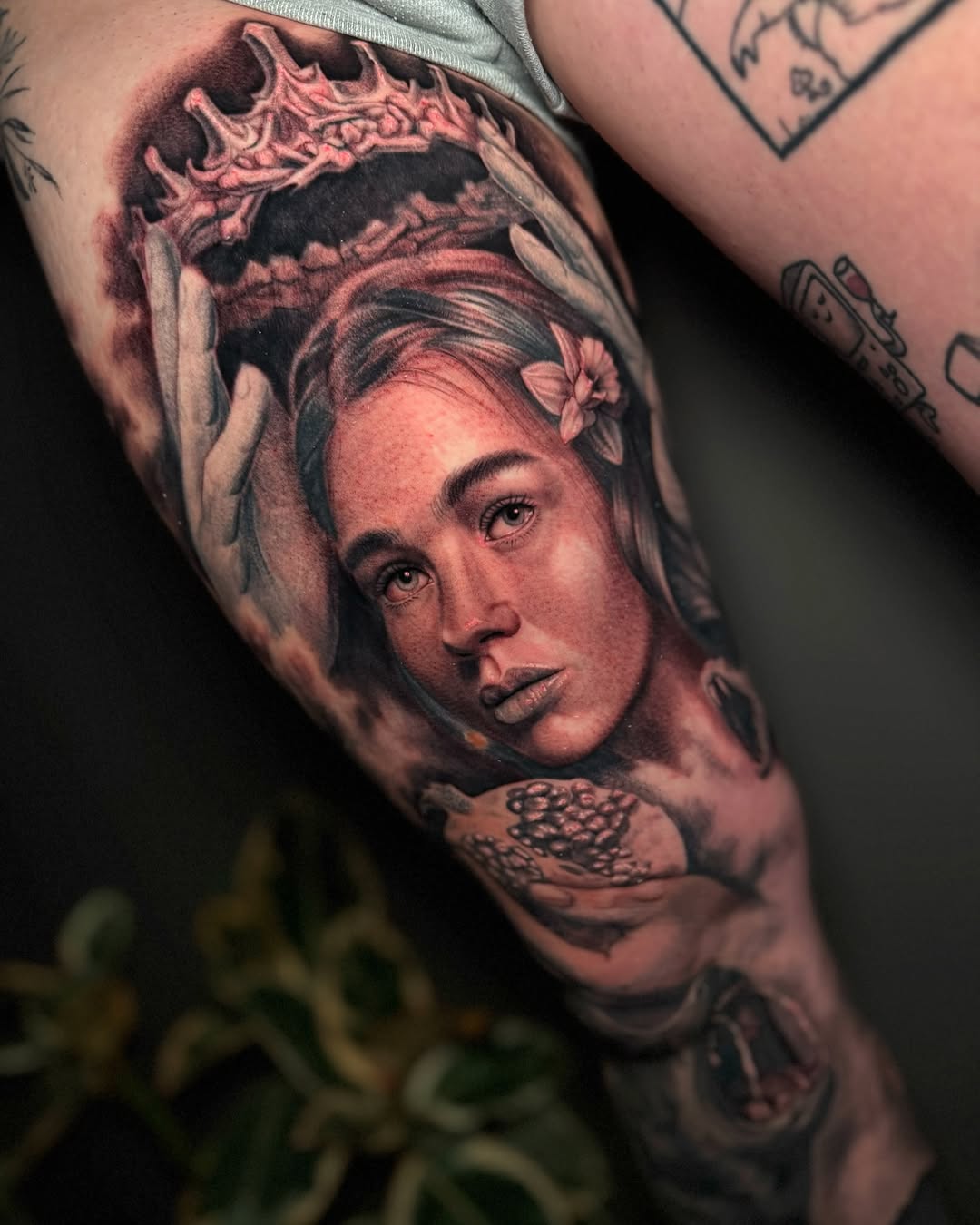Tattoo by @kenndo.art — realism, black_and_grey