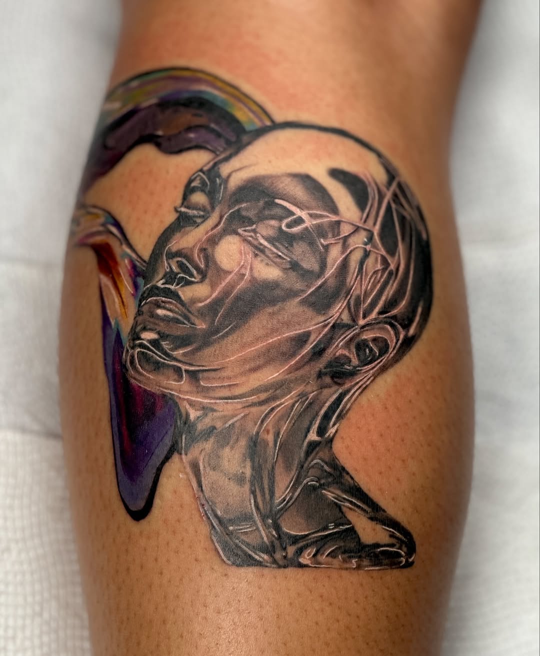 Tattoo by @nicolettemadlyne β realism, black_and_grey