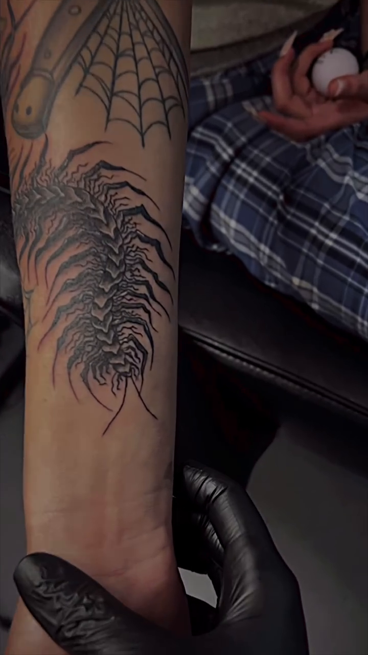 Tattoo by @sanguis_venus_tattoo — blackwork, illustrative