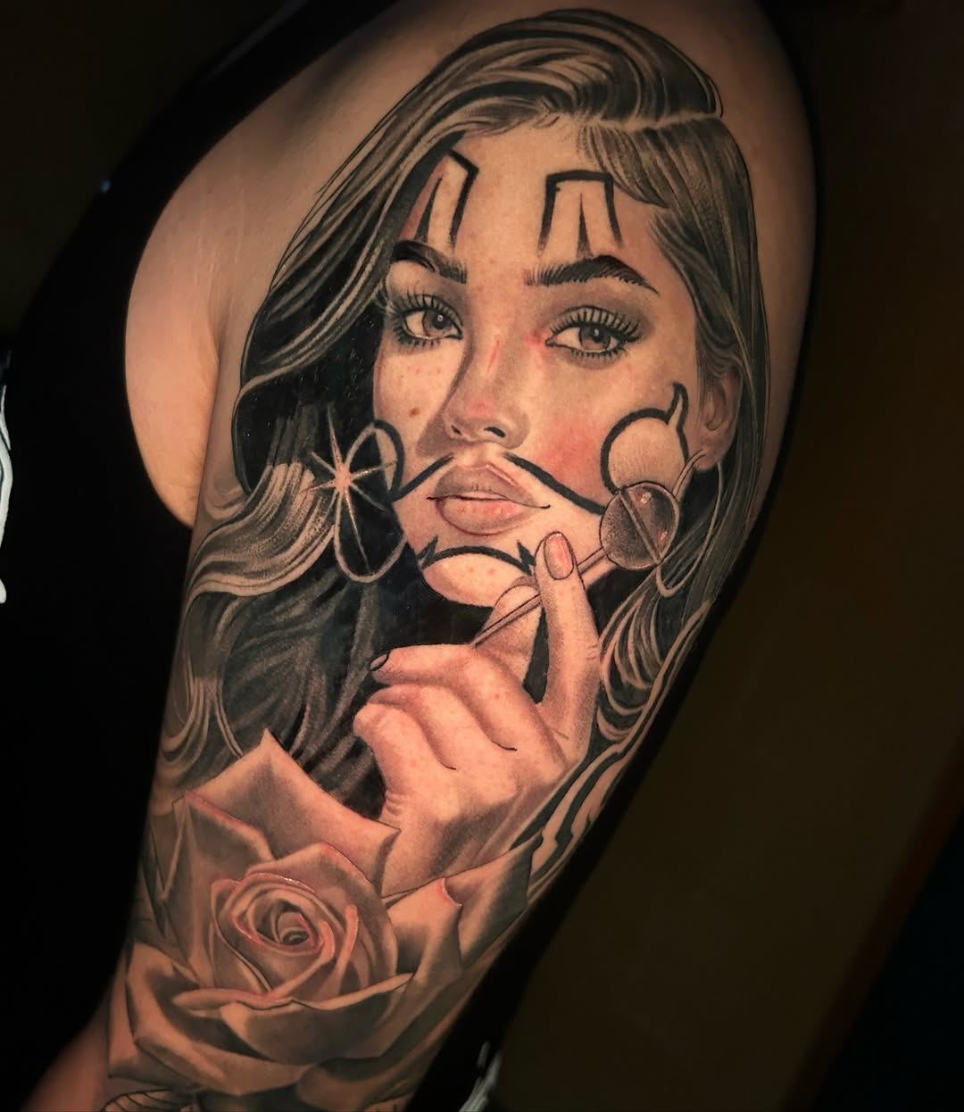 Tattoo by @lvp_arte — chicano, realism