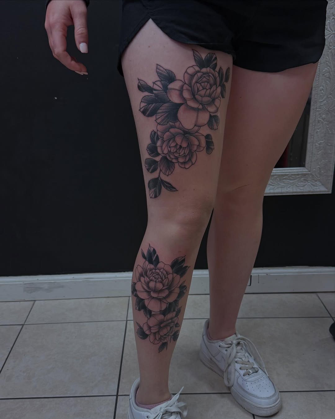 Tattoo by @duffsart — black_and_grey, fine_line