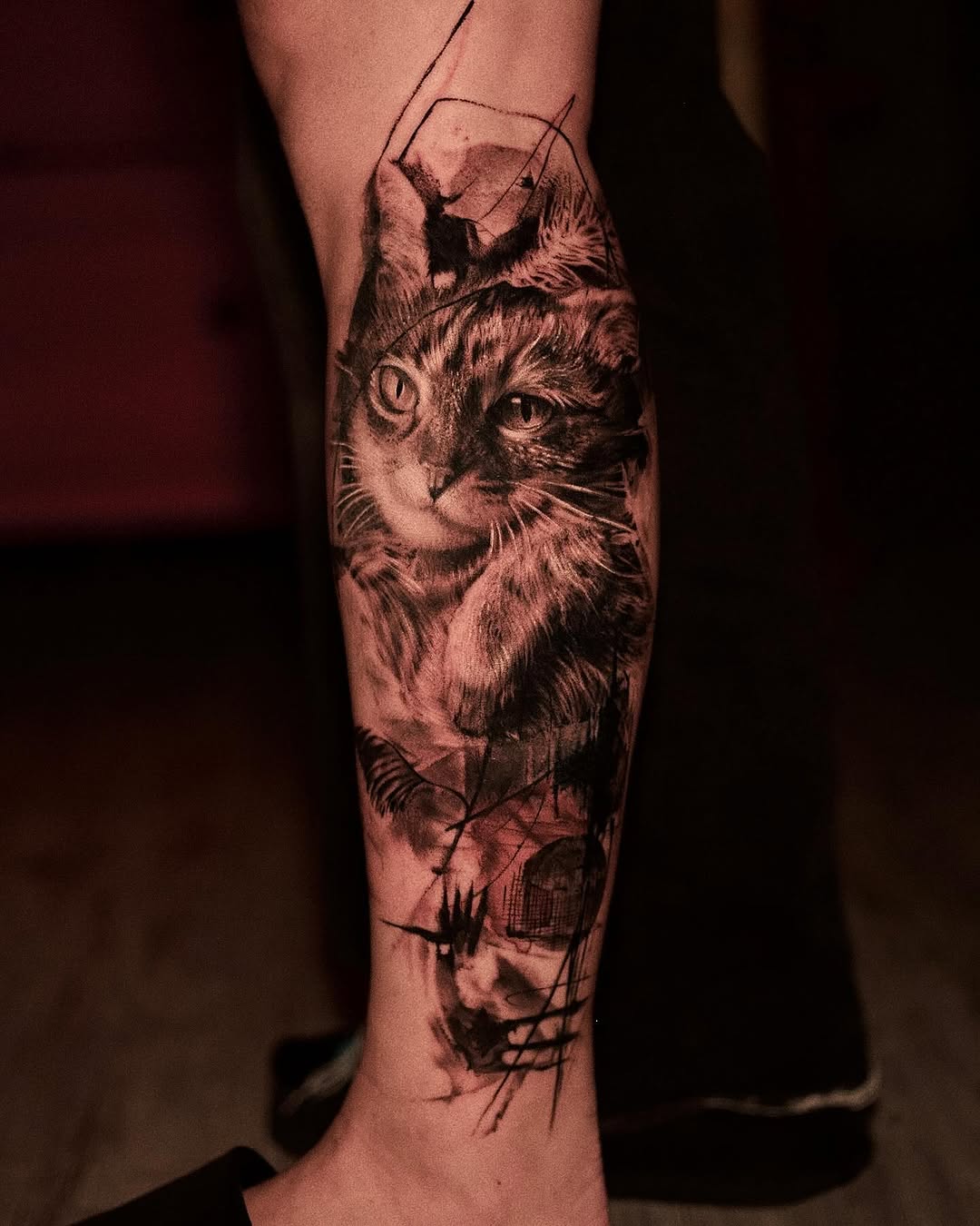 Tattoo by @wai.tattoo — realism, blackwork