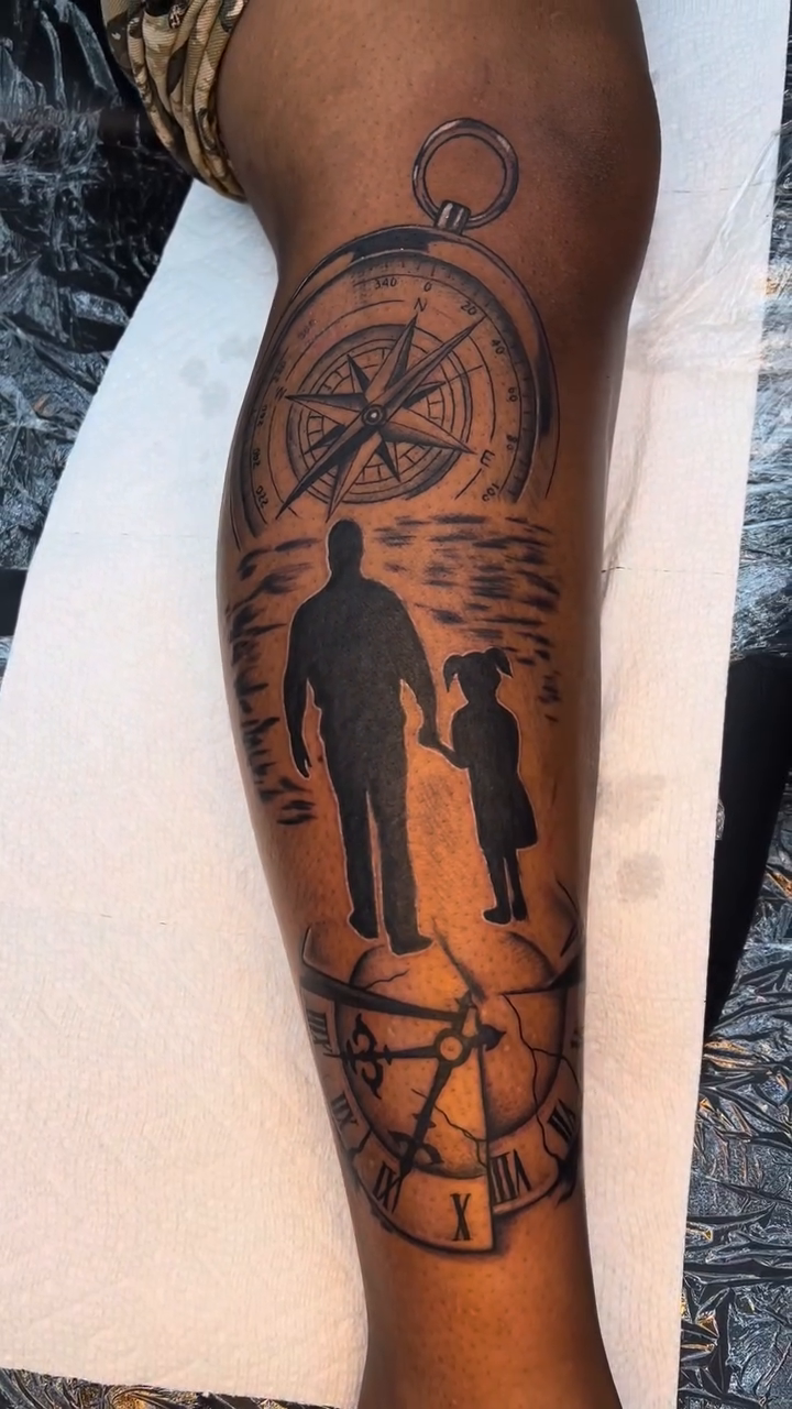 Tattoo by @marquesjneal — black_and_grey, realism