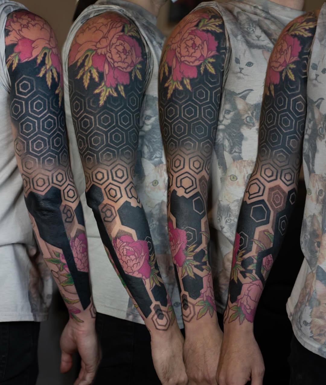 Tattoo by @rowanrhystattoo — geometric, blackwork