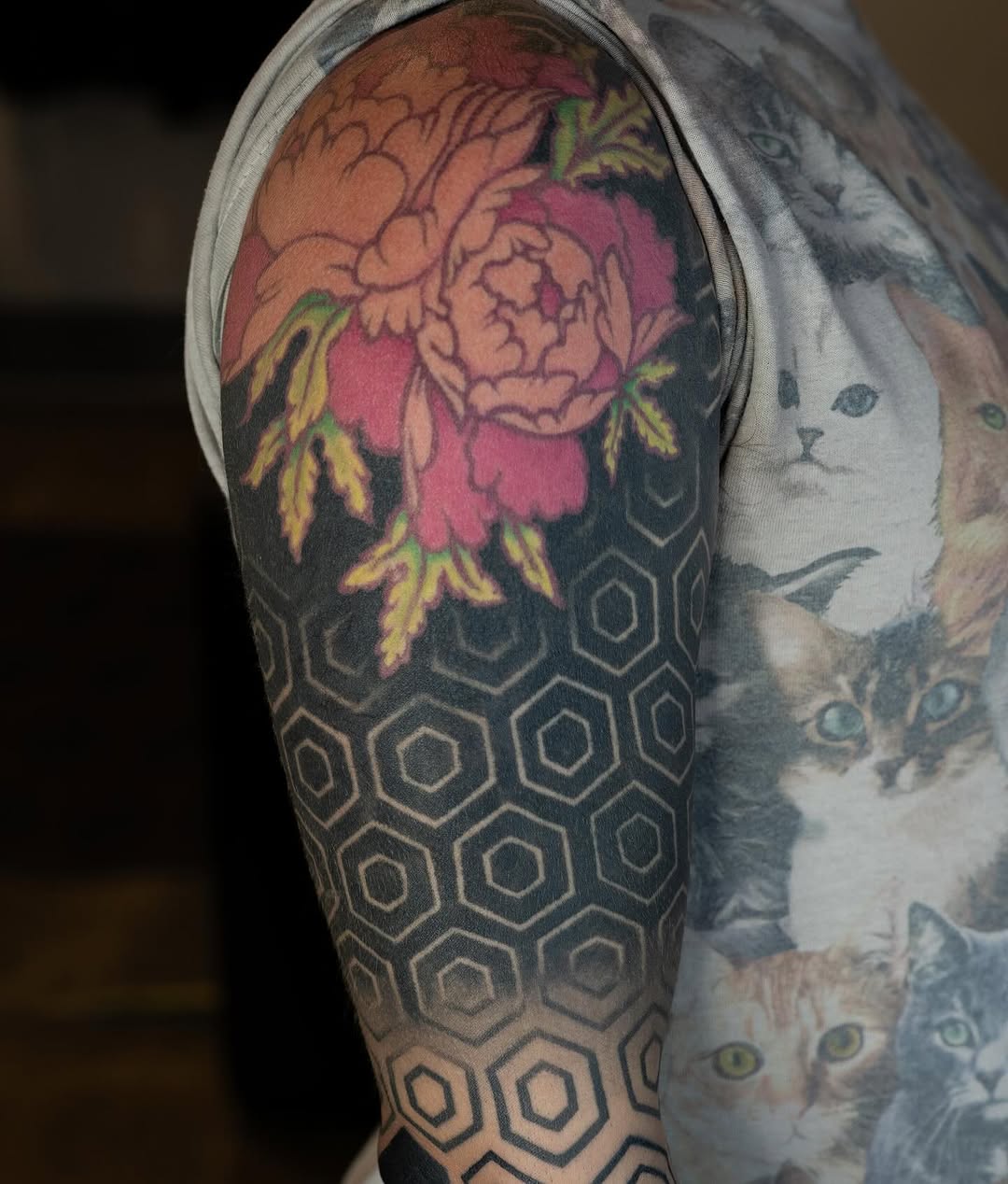 Tattoo by @rowanrhystattoo — geometric, blackwork