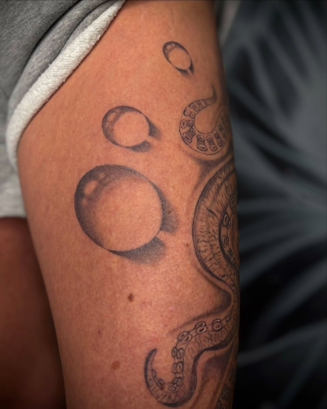 Tattoo by @brixtatts — black_and_grey, realism