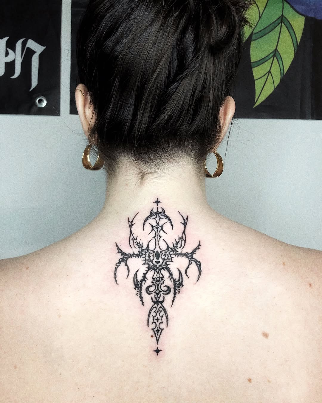 Tattoo by @oykuinkslove — blackwork, ornamental