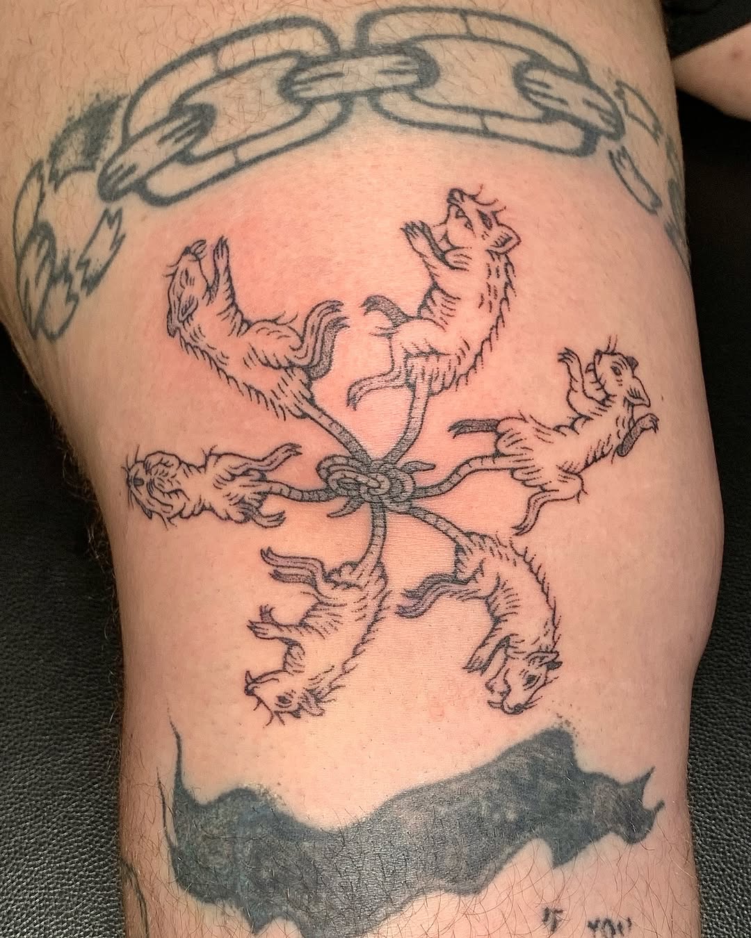 Tattoo by @softlyitkillstattoos — blackwork