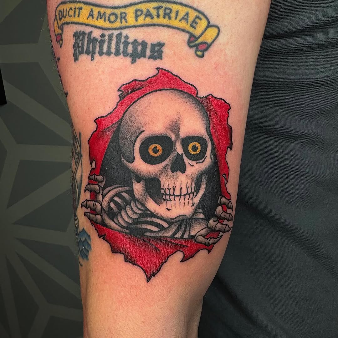 Tattoo by @shan.stabs — american_traditional, black_and_grey