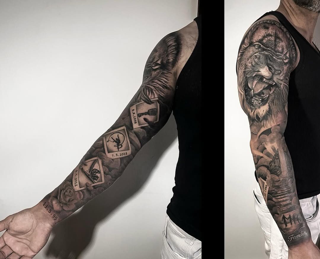 Tattoo by @juan.alondra.tattoo — realism, black_and_grey