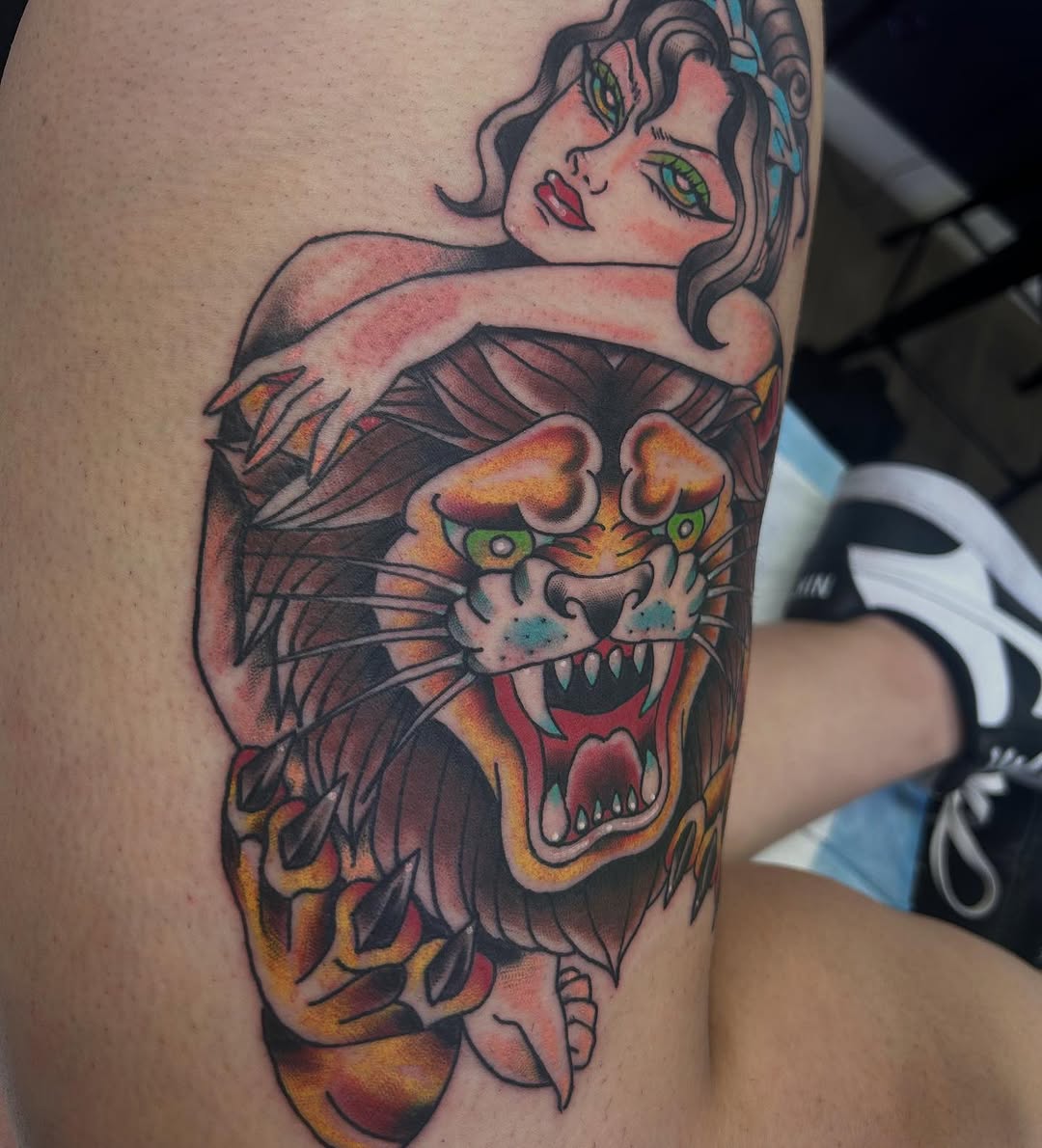 Tattoo by @haileyhermo — american_traditional, neo_traditional