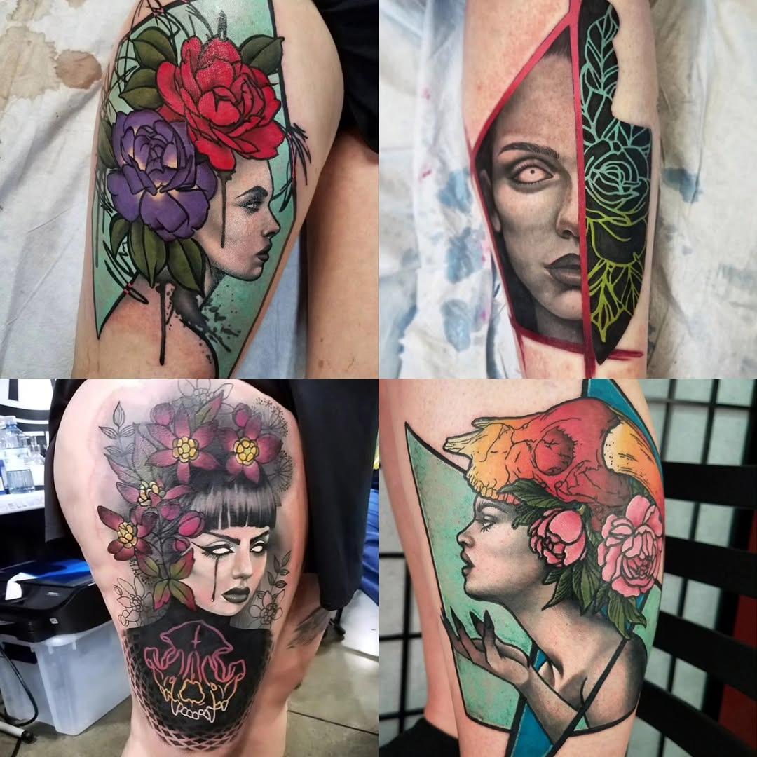 Tattoo by @tattooschmutz โ illustrative, neo_traditional