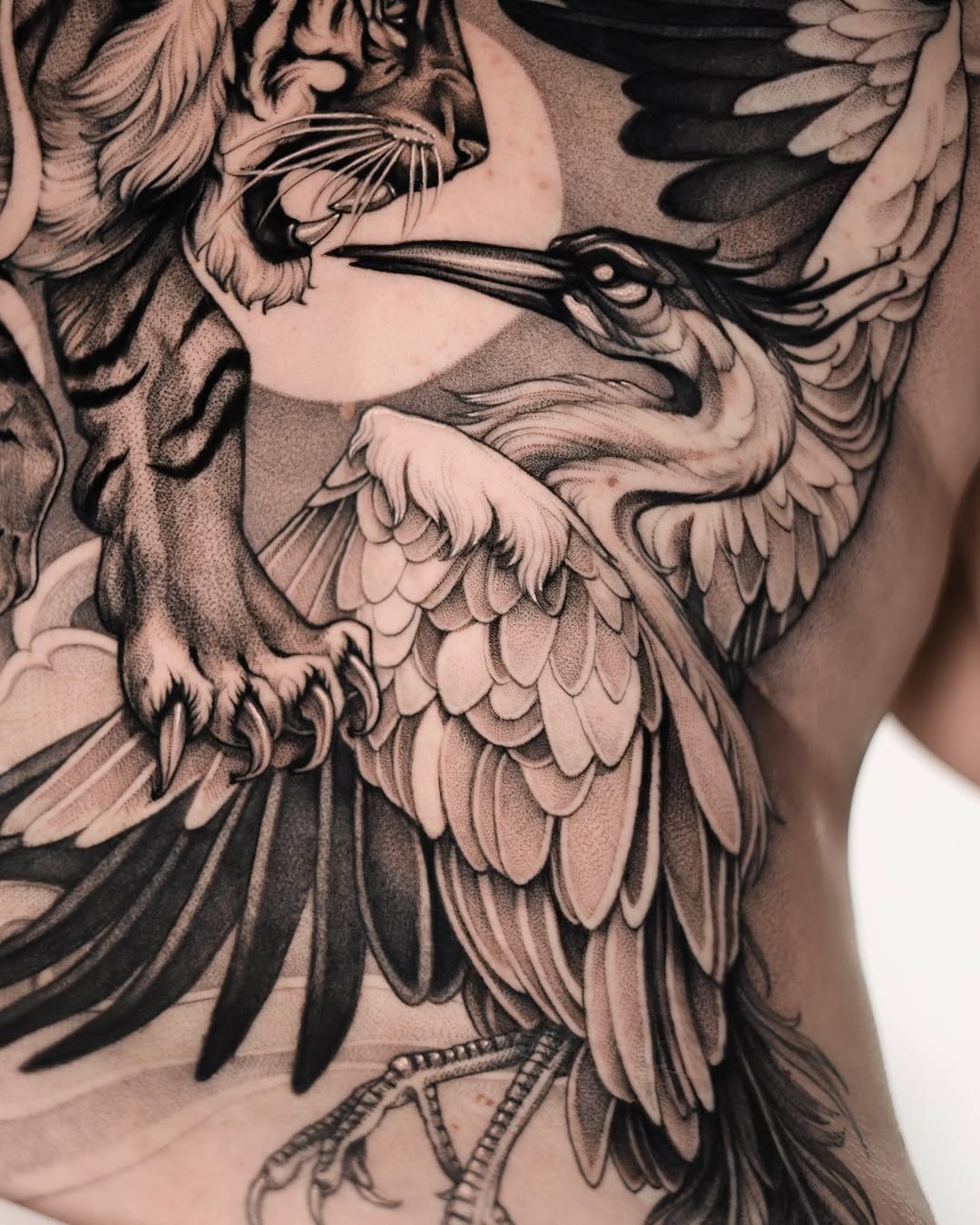 Tattoo by @abcd_tattoo β japanese_irezumi, black_and_grey