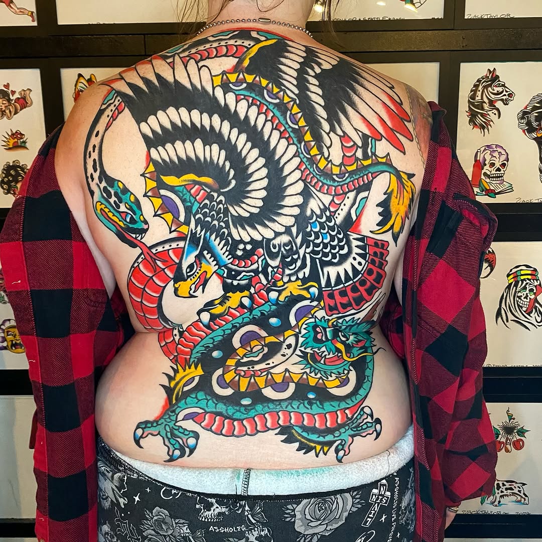 Tattoo by @zacktaylortattoos — american_traditional, neo_traditional