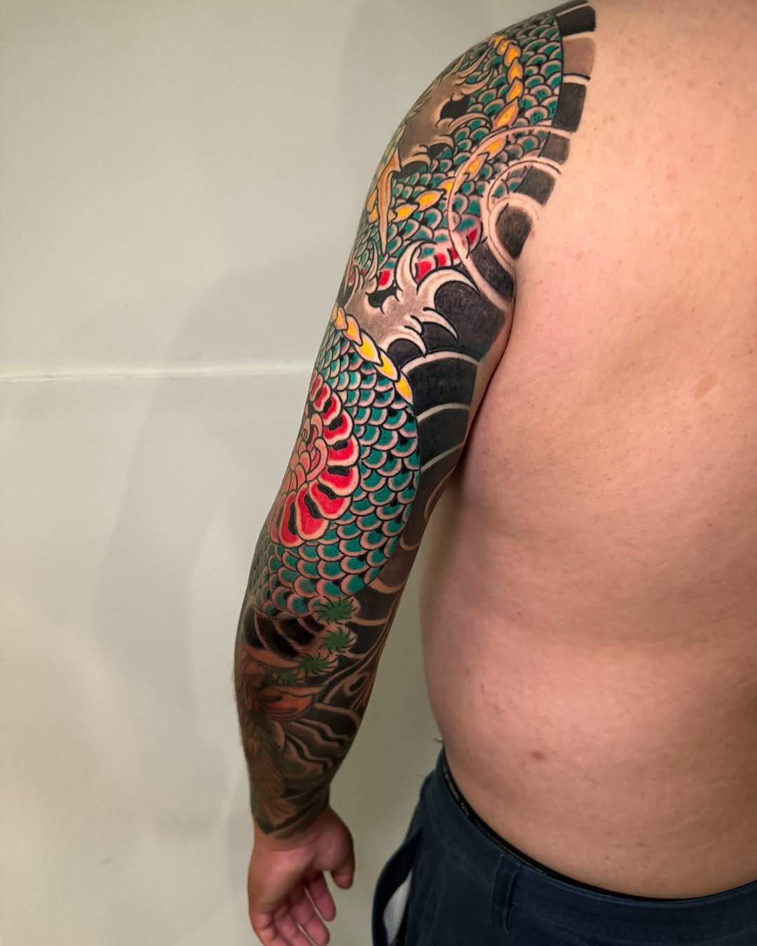 Tattoo by @mattbrookstattoo — japanese_irezumi