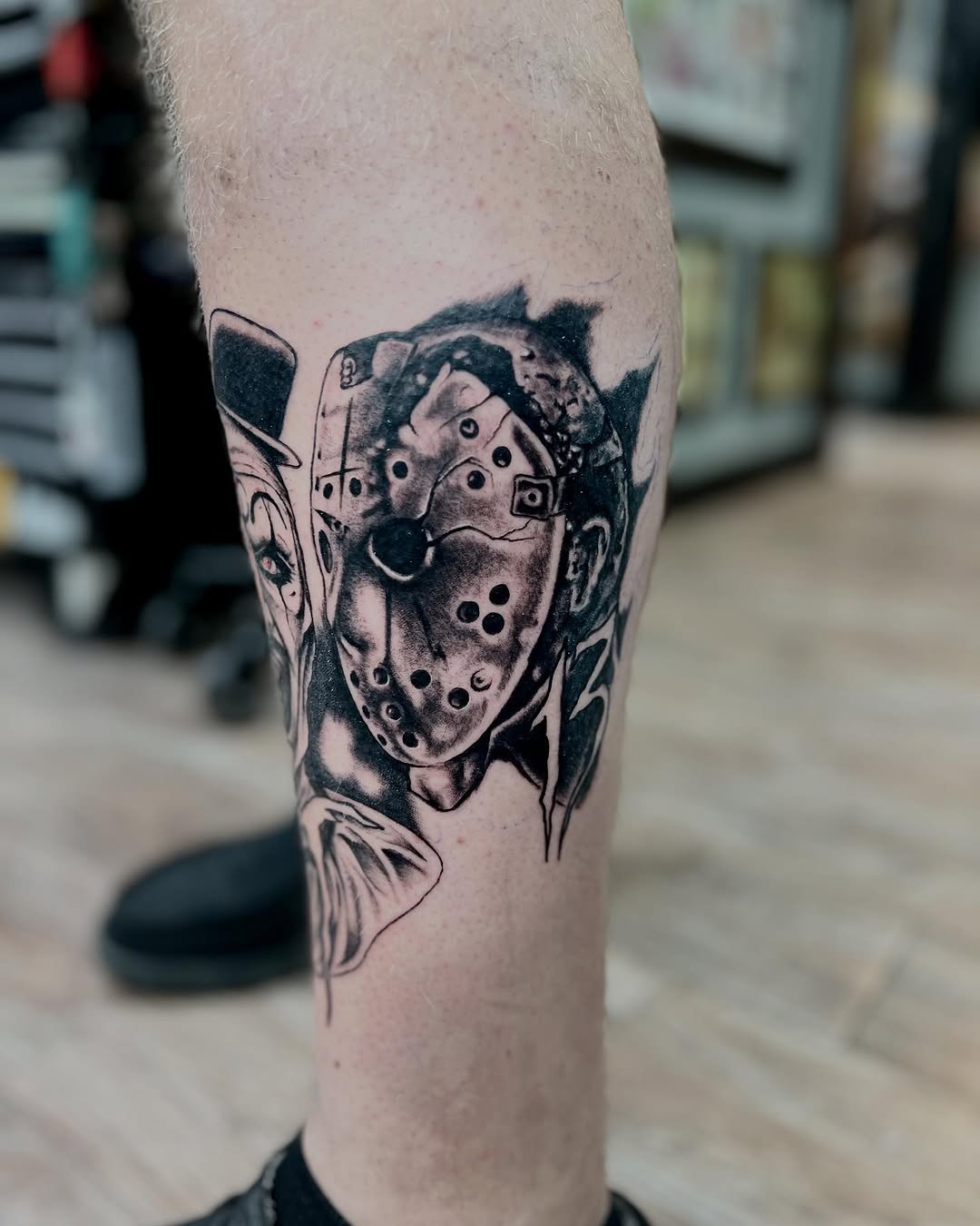 Tattoo by @jjkronauer โ blackwork, realism