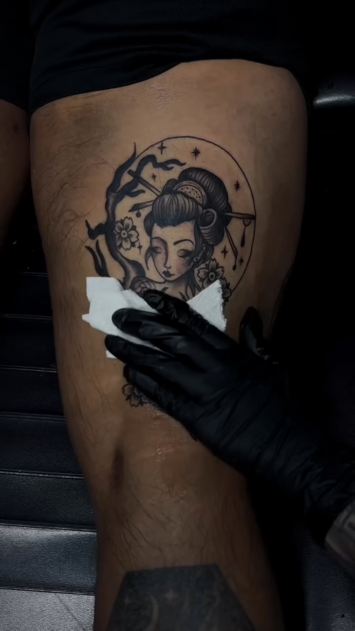 Tattoo by @oledanink โ black_and_grey, realism
