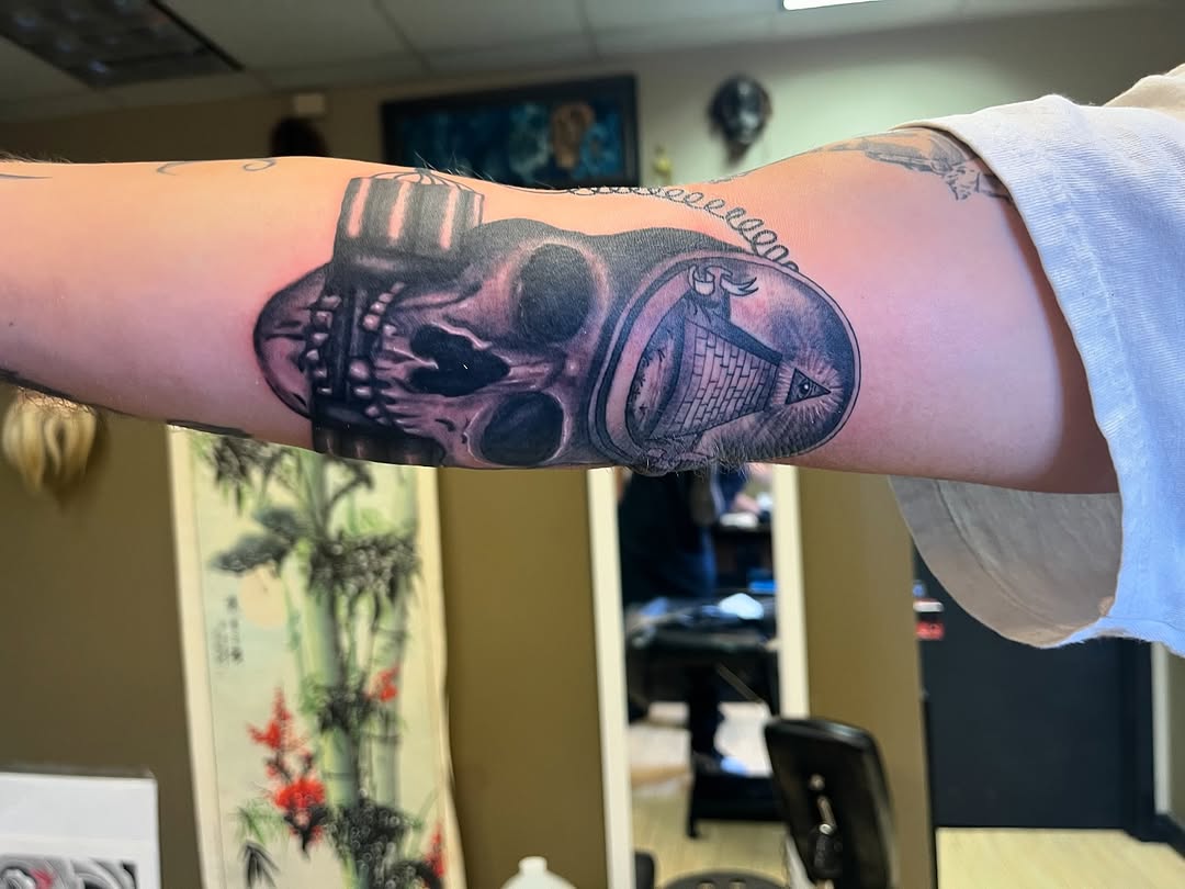 Tattoo by @winstooon — black_and_grey, realism