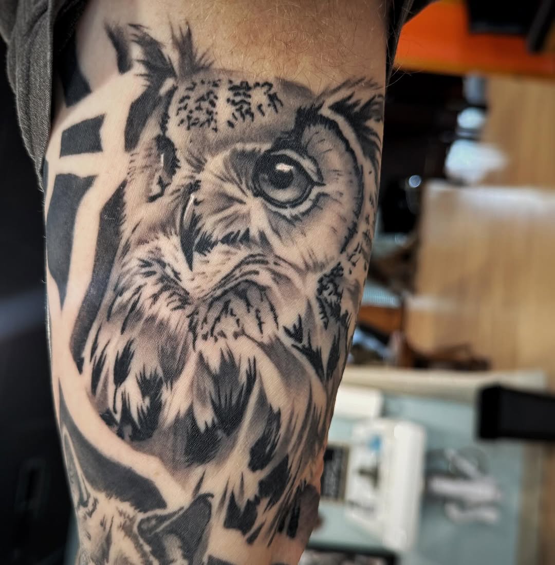 Tattoo by @derekhutchison — realism, black_and_grey