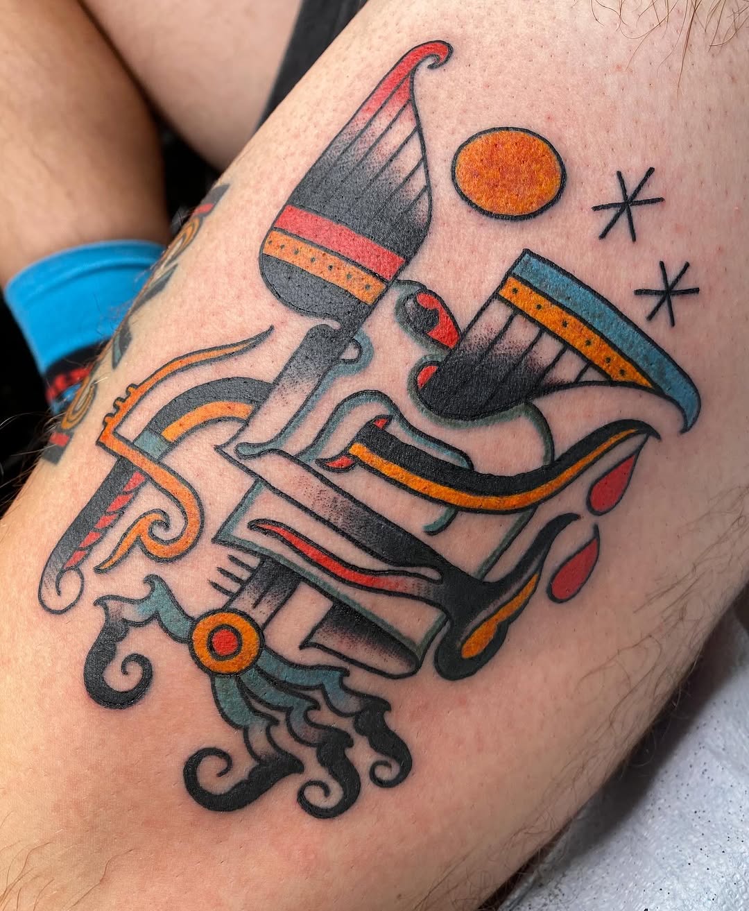 Tattoo by @seektheroots โ american_traditional, neo_traditional