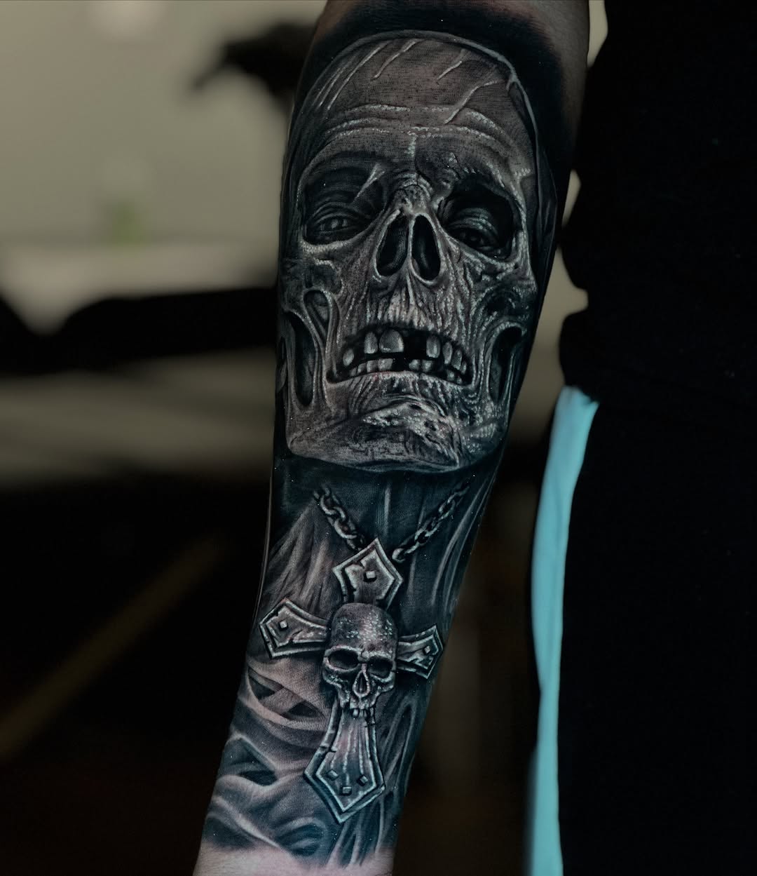 Tattoo by @luis_lopeztattoo — realism, dark_realism