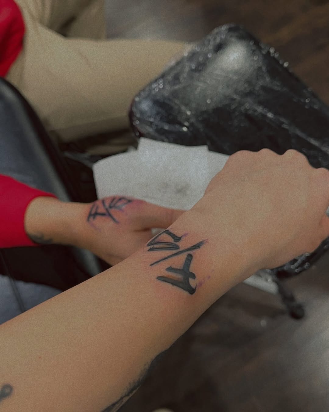 Tattoo by @sierra_does_tattoos — lettering_script