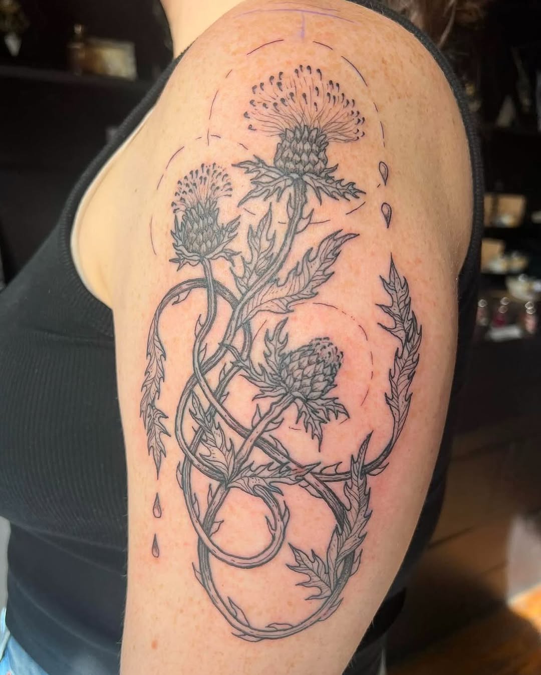 Tattoo by @jolley.ink — illustrative, black_and_grey