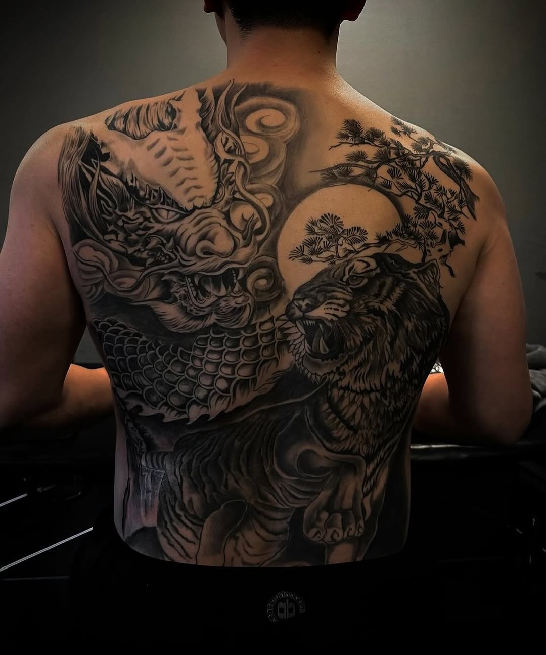 Tattoo by @h.tattooer_ — japanese_irezumi, black_and_grey