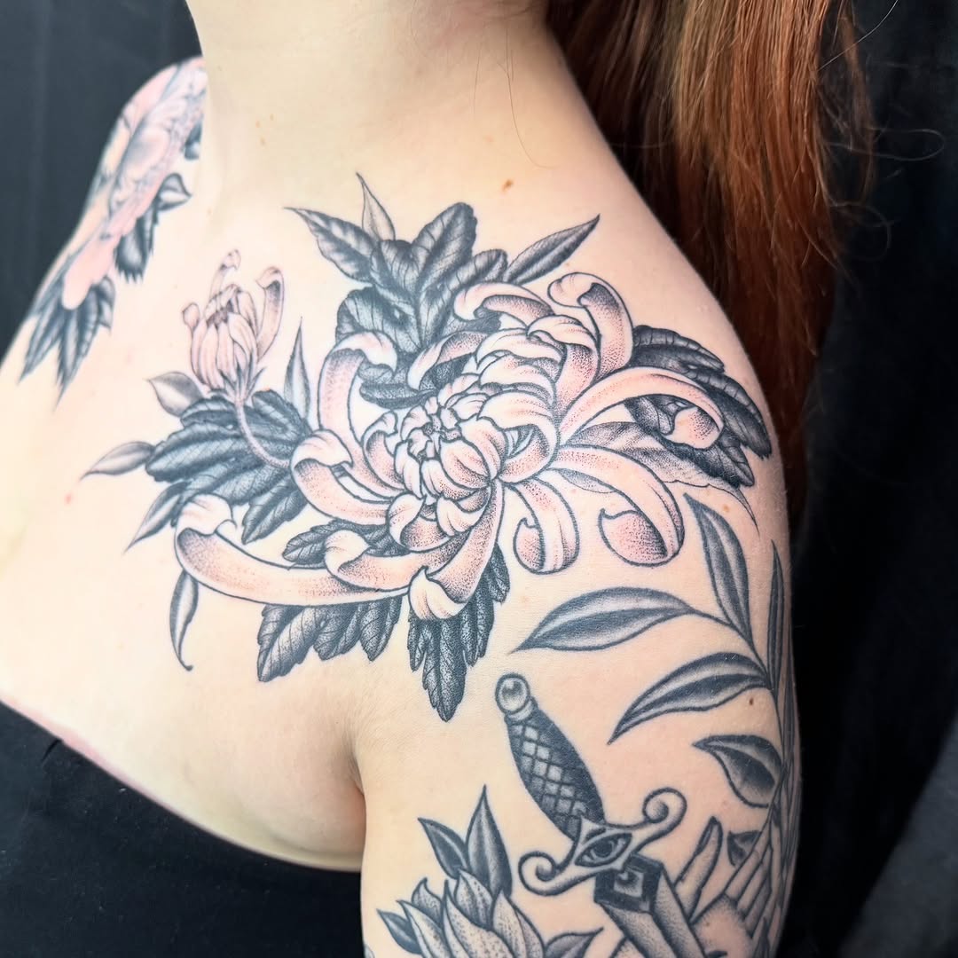 Tattoo by @blackworkboston — black_and_grey, realism