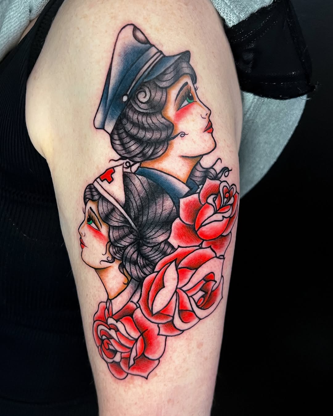 Tattoo by @coco.tattoo_ — american_traditional, neo_traditional