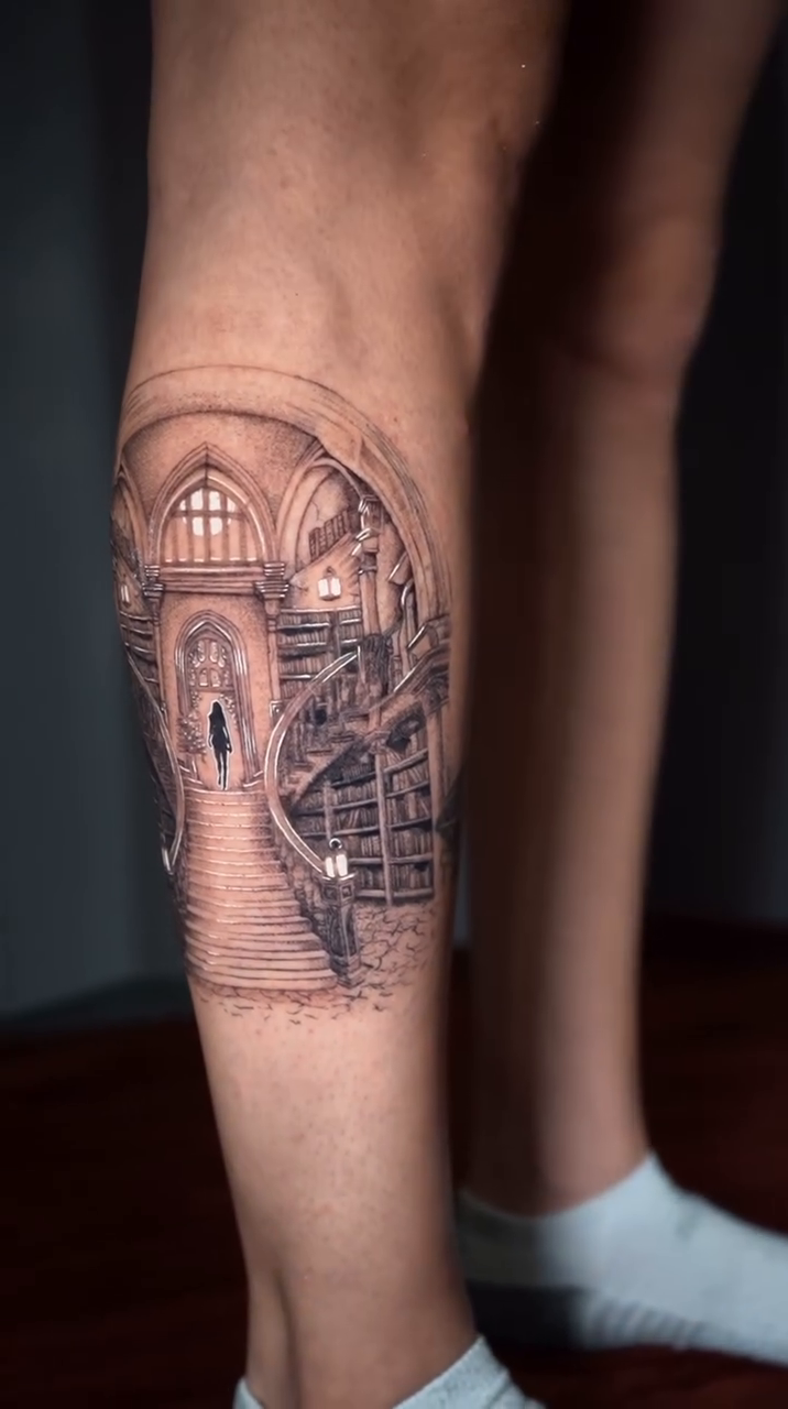 Tattoo by @tattoosbyra_ โ illustrative, black_and_grey