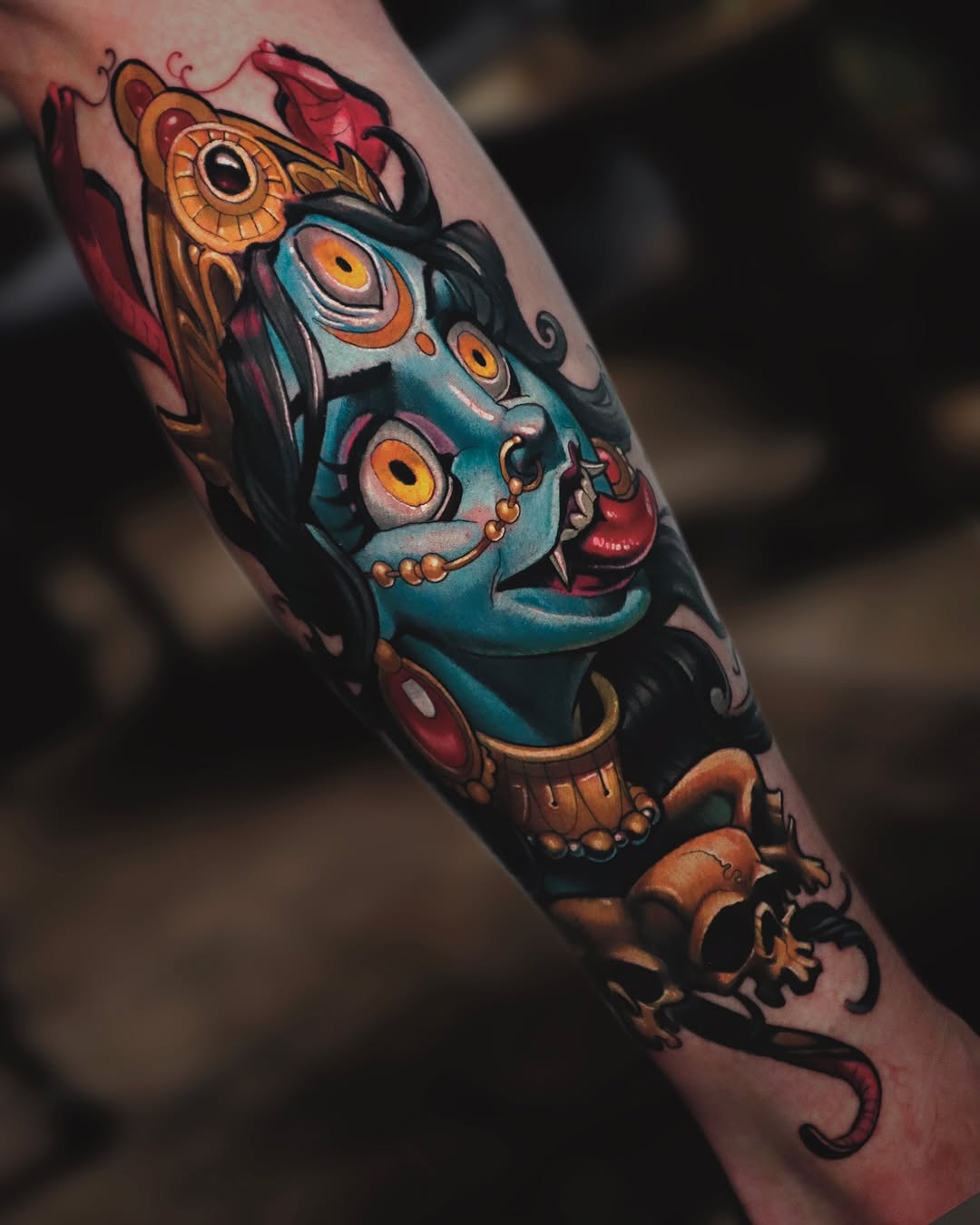 Tattoo by @levihiltontattoos โ new_school, dark_realism