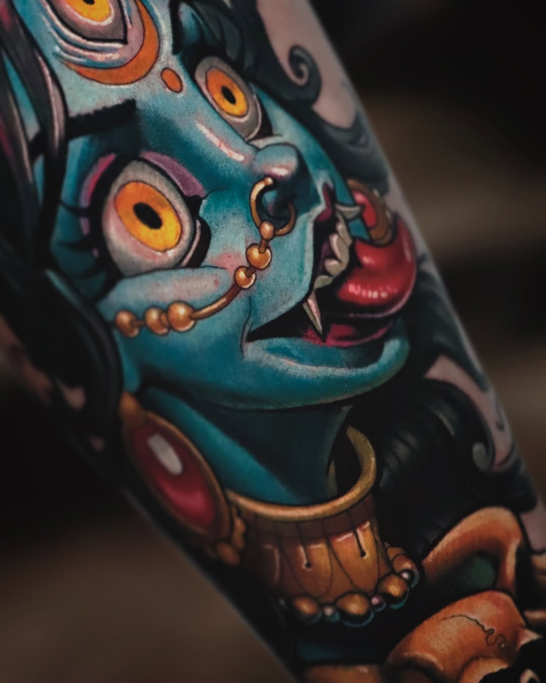 Tattoo by @levihiltontattoos โ new_school, dark_realism