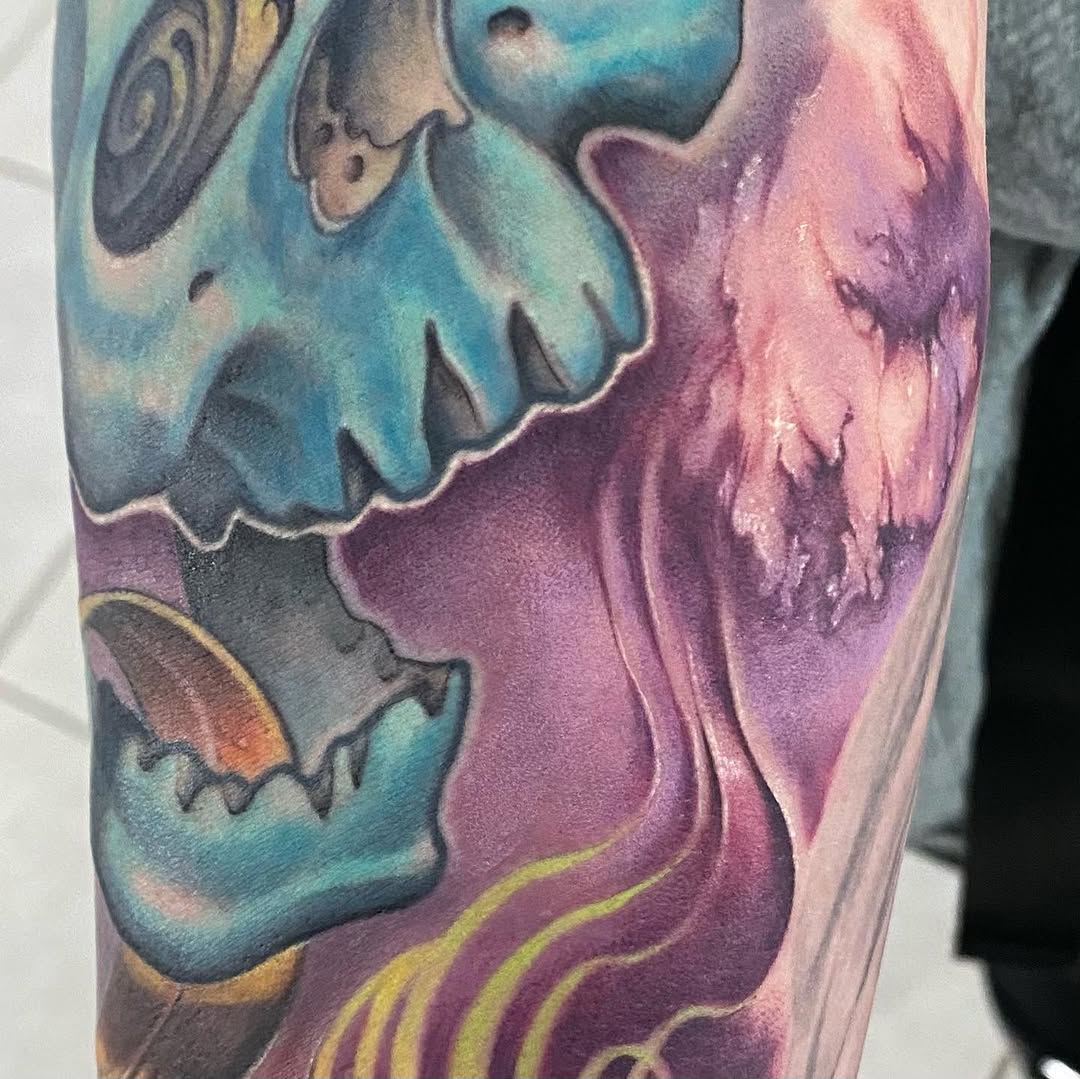 Tattoo by @doctorze — illustrative, realism