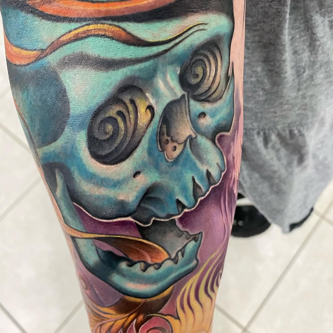 Tattoo by @doctorze — illustrative, dark_realism