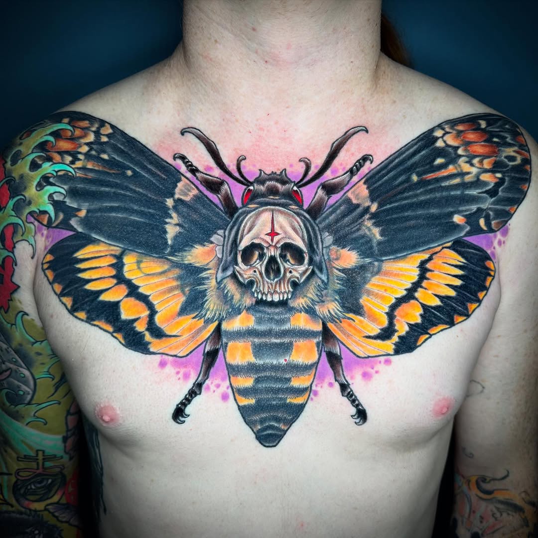 Tattoo by @wtc3art — realism, blackwork
