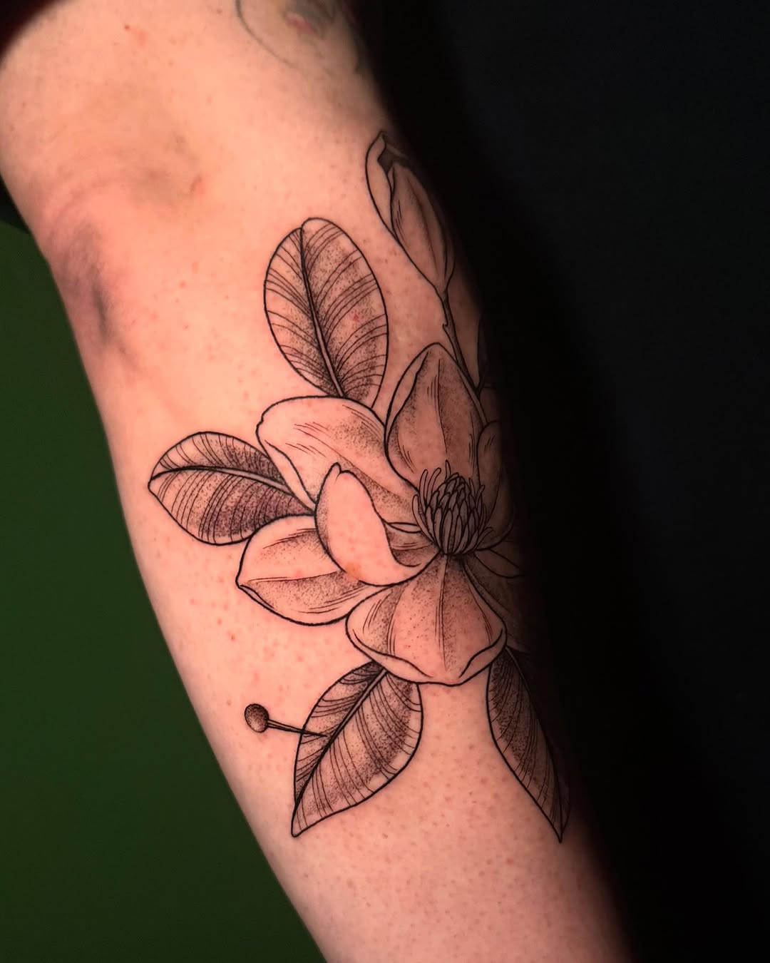 Tattoo by @goldenmagtattoo — black_and_grey