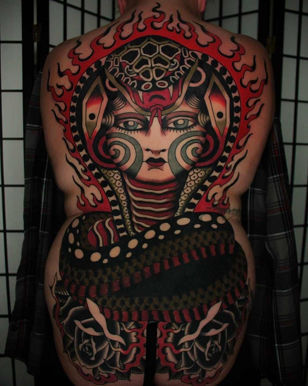 Tattoo by @dustinstemen — american_traditional, neo_traditional