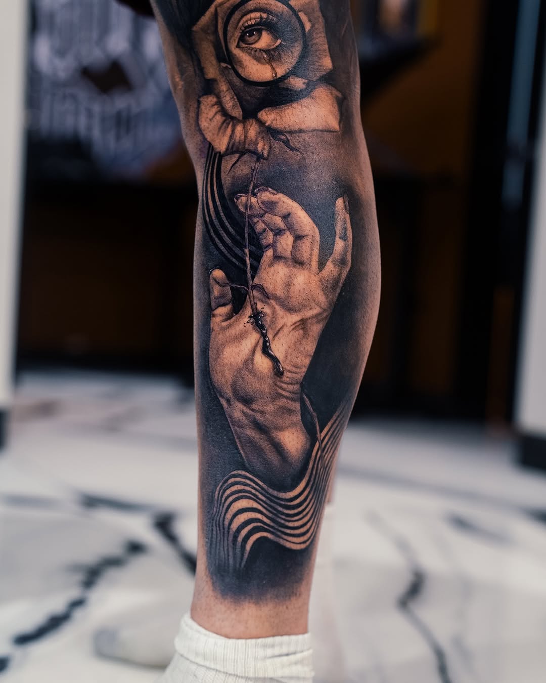 Tattoo by @miabacchi — realism, black_and_grey