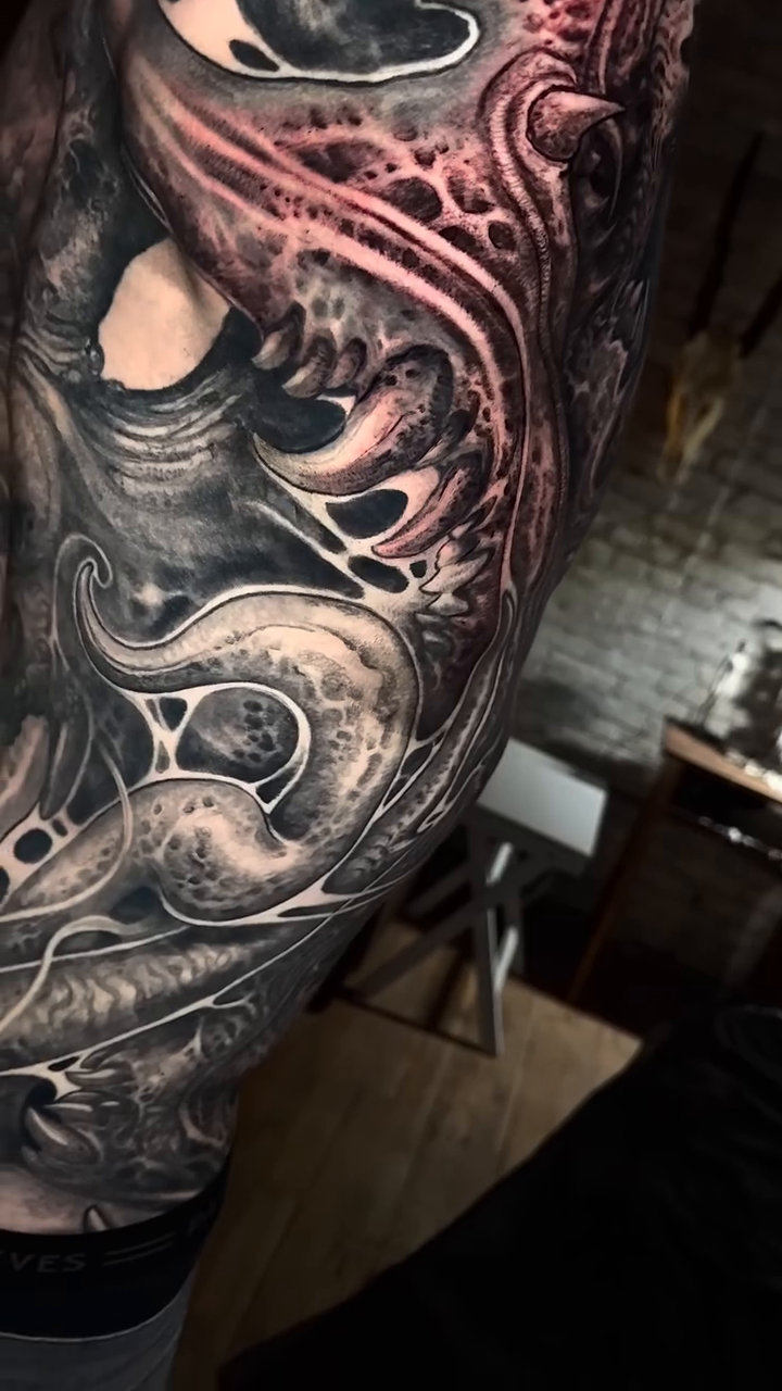 Tattoo by @ediablo — dark_realism, black_and_grey