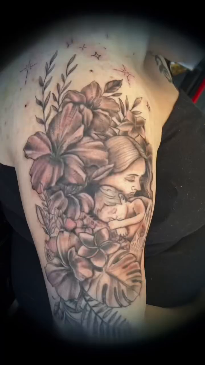 Tattoo by @samson.akers — black_and_grey, realism