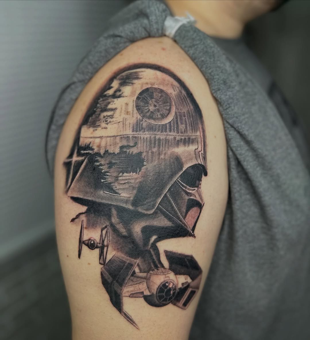 Tattoo by @christhomas.tattoo — realism, black_and_grey