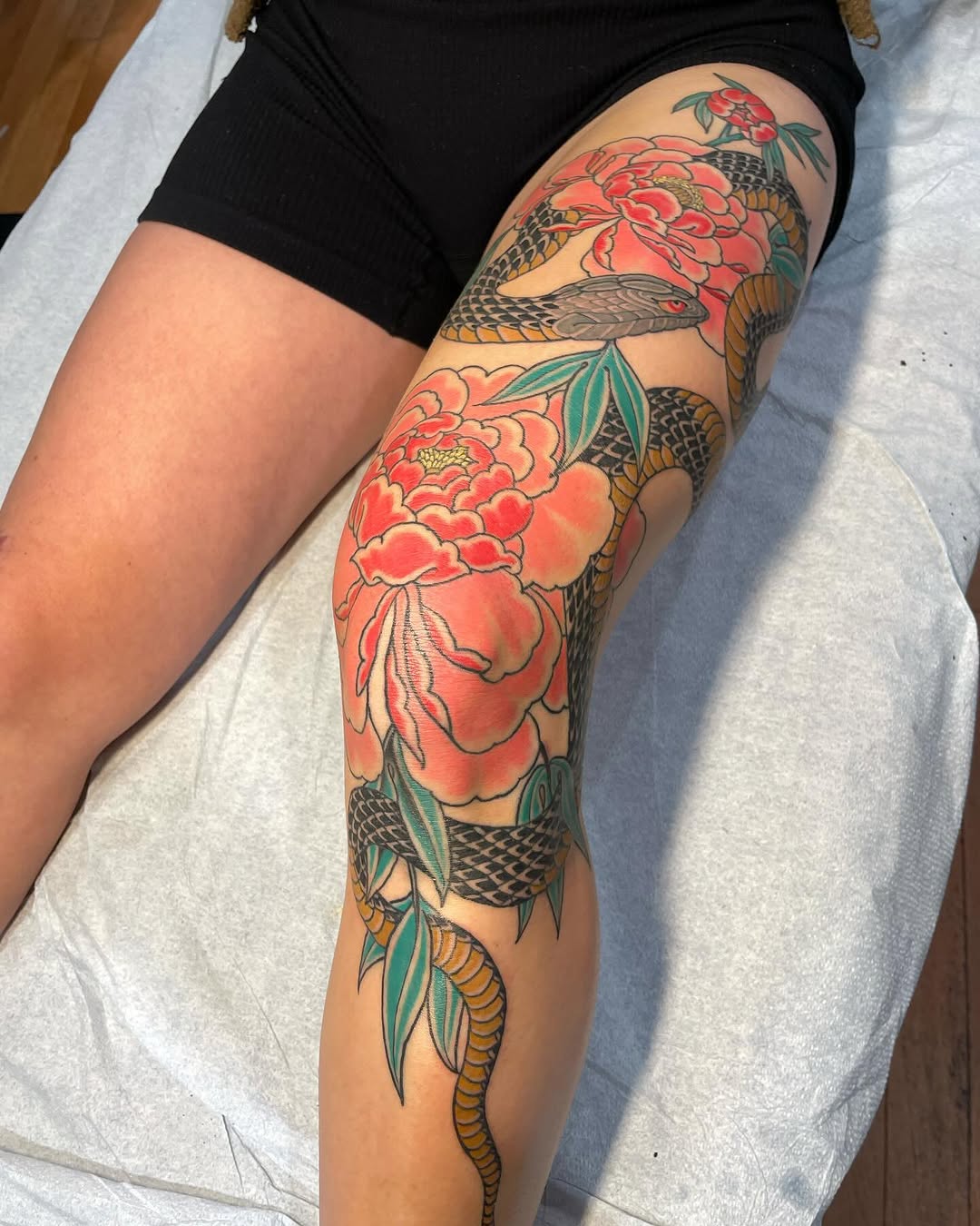 Tattoo by @ginaserpentina โ japanese_irezumi, neo_traditional