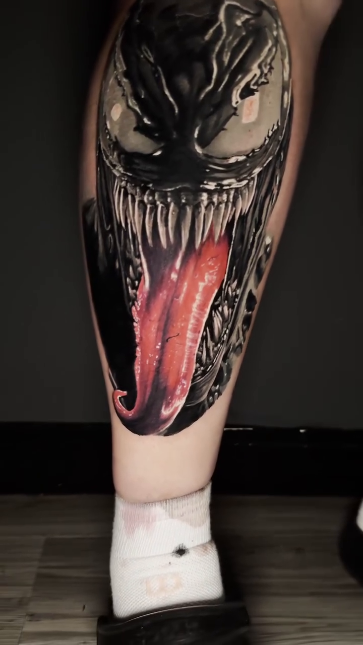 Tattoo by @tokin_tattoos_ — realism, black_and_grey